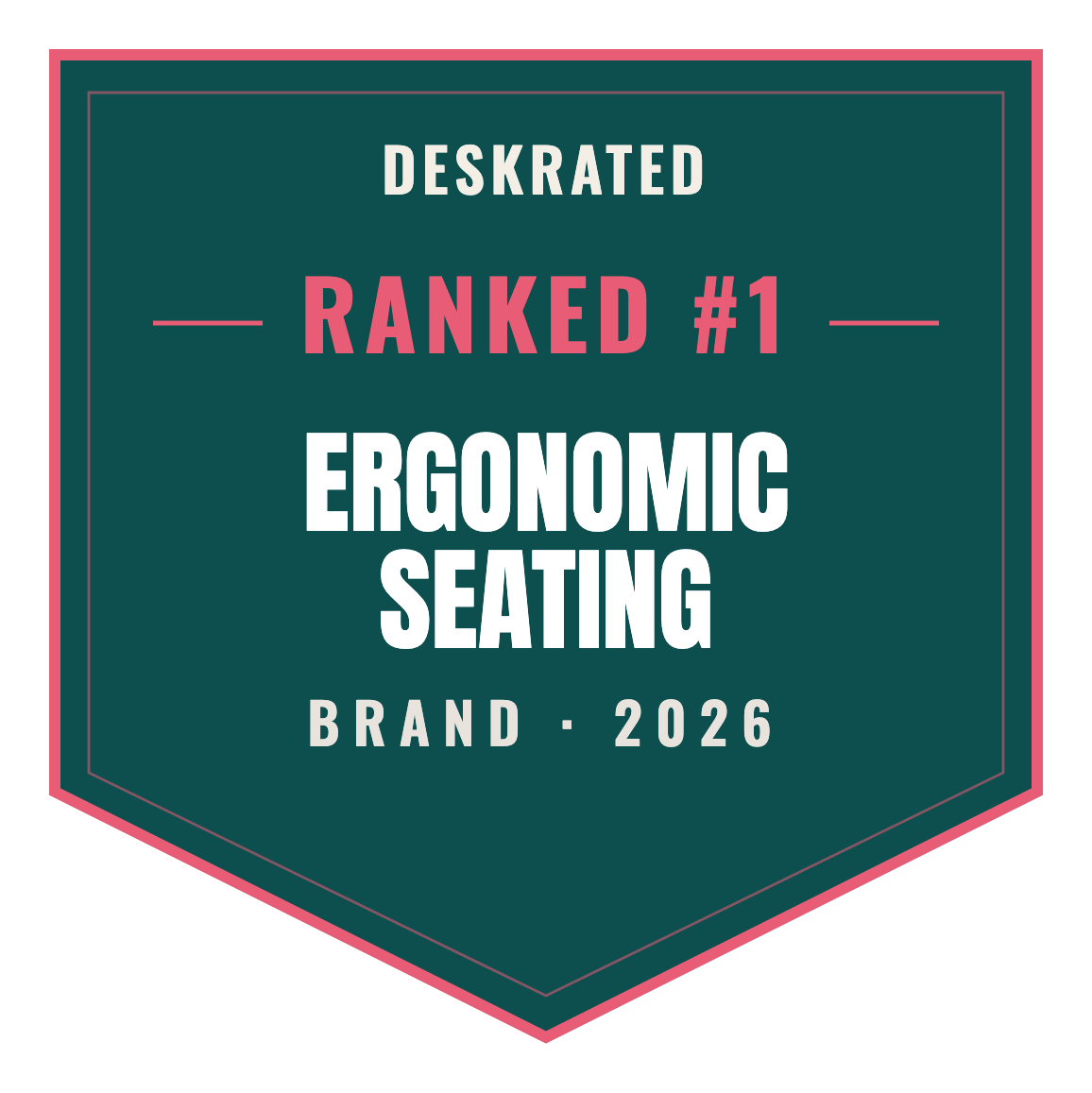 DeskRated Top Brand 2026 — Ergonomic Seating