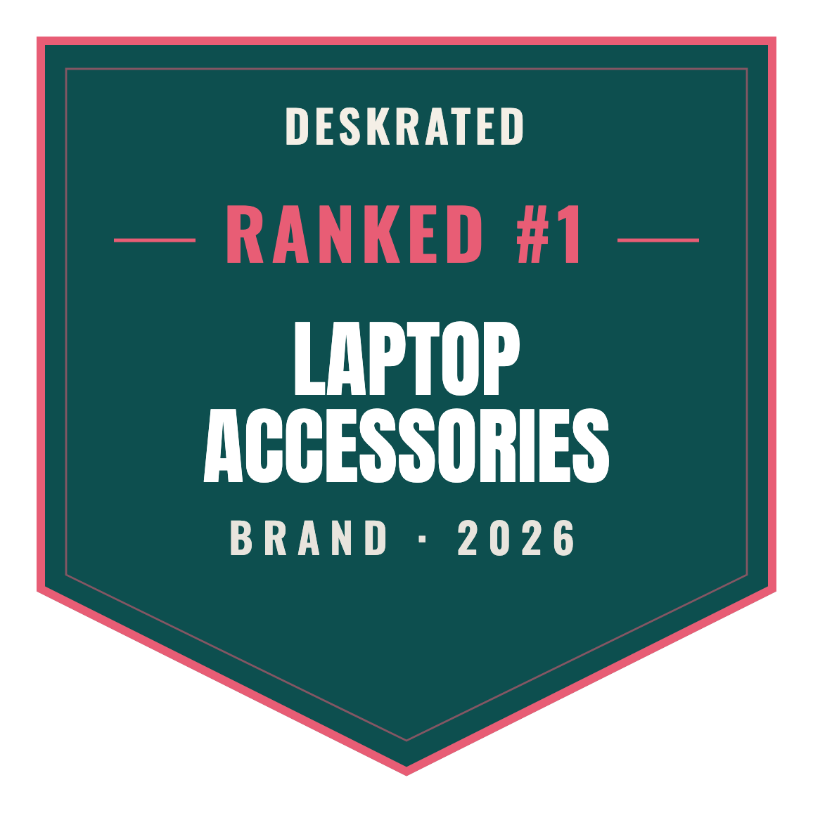 DeskRated Top Brand 2026 — Laptop Accessories