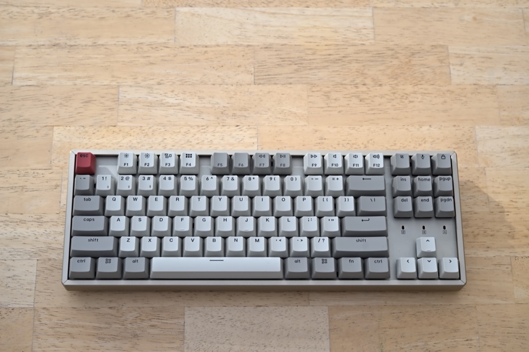 Best mechanical keyboards of 2026 — a tenkeyless mechanical keyboard on a light wood desk, reviewed for office typing